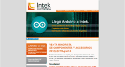 Desktop Screenshot of intekelectronica.com.ar